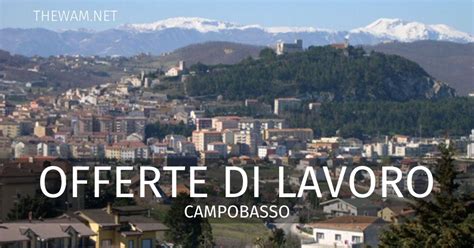 Offerte di lavoro a Campobasso